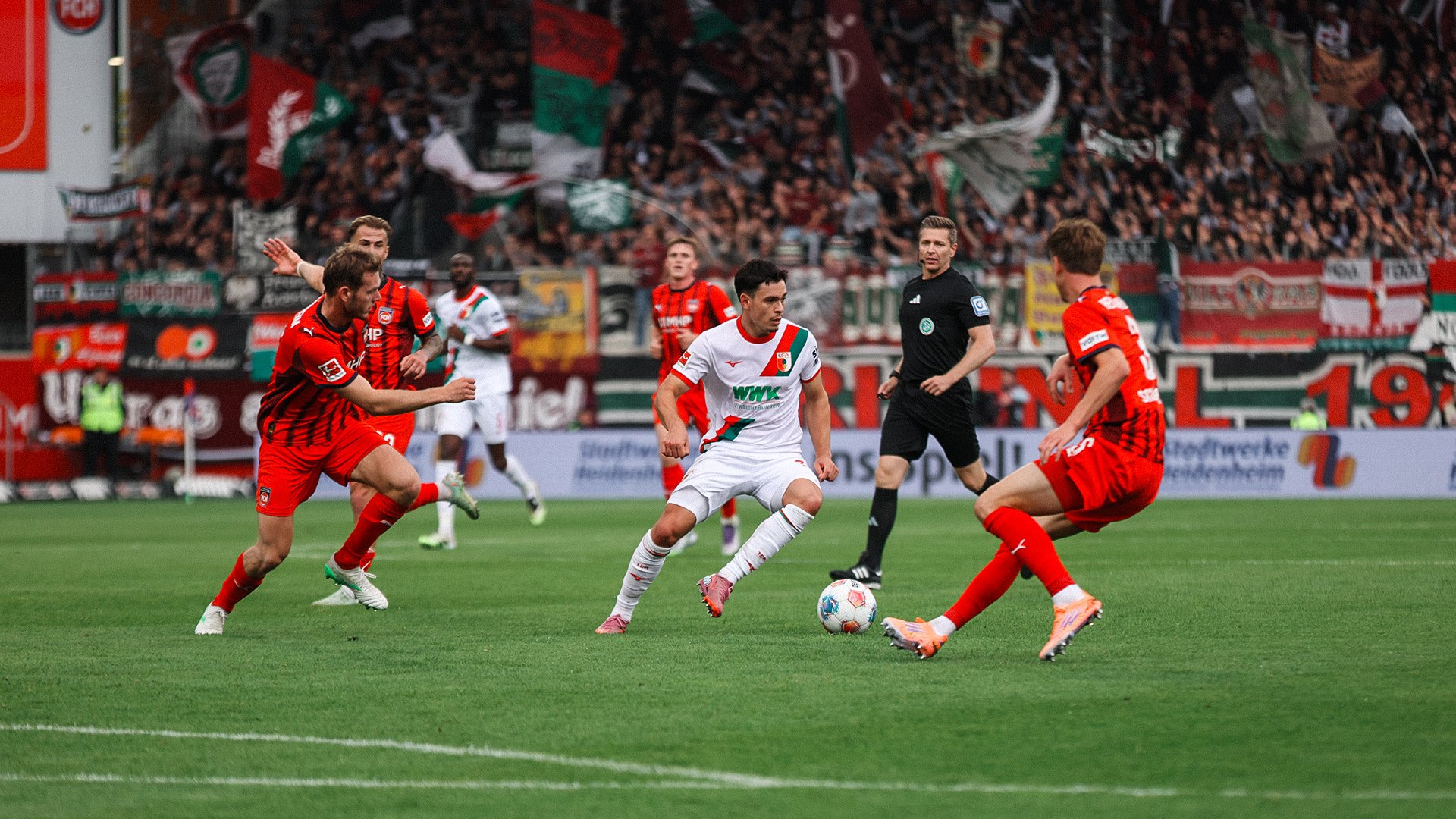 teilnehmer fc augsburg gegen 1 fc heidenheim statistiken