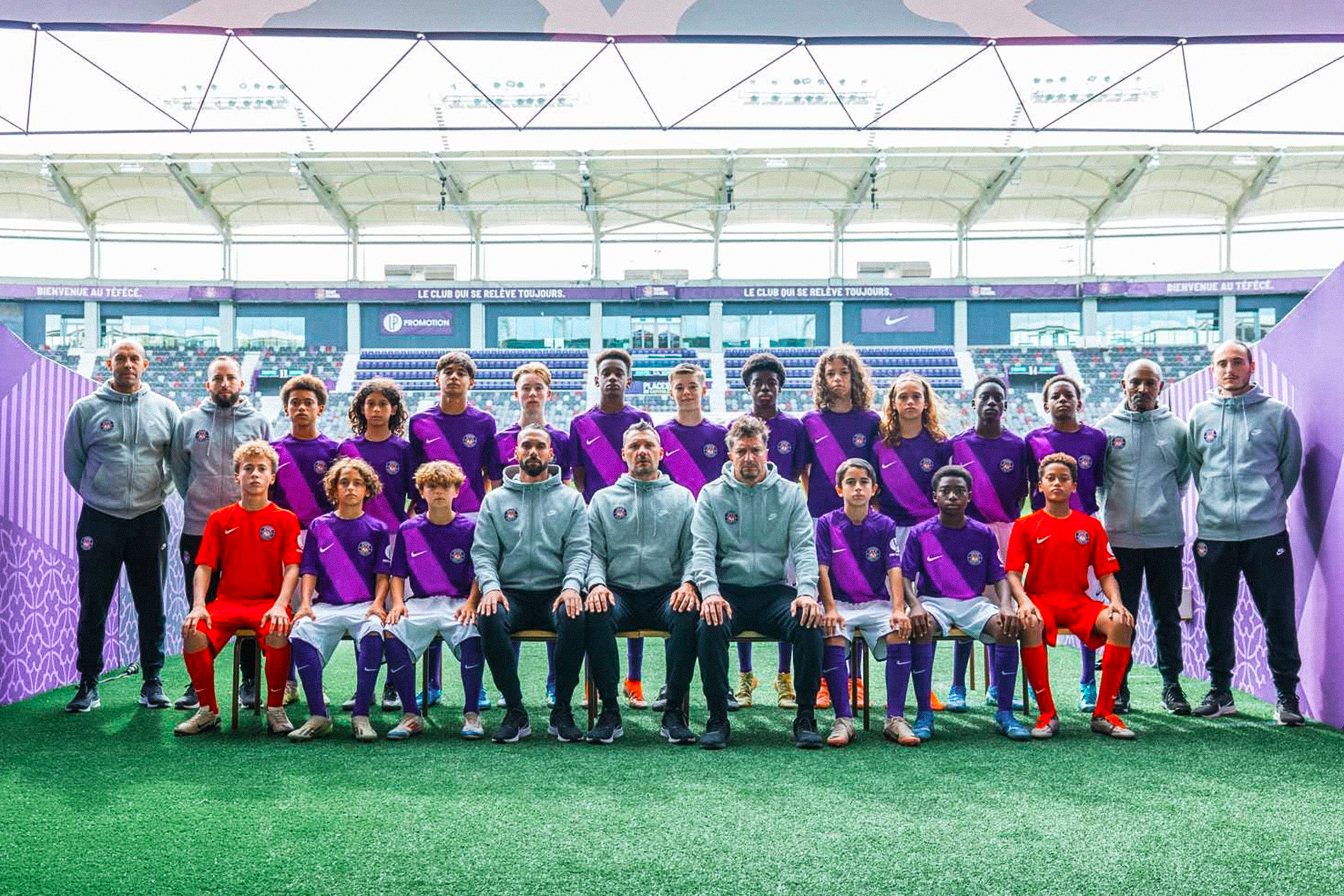 Mannschaftsfoto des FC Toulouse