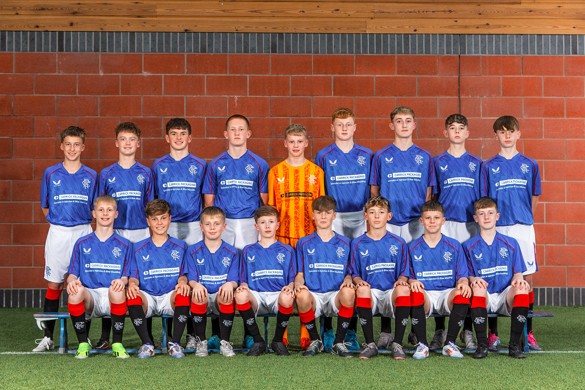 Mannschaftsfoto der Glasgow Rangers