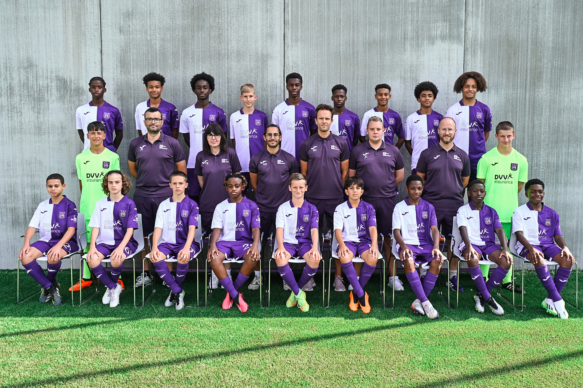 Mannschaftsfoto von RSC Anderlecht