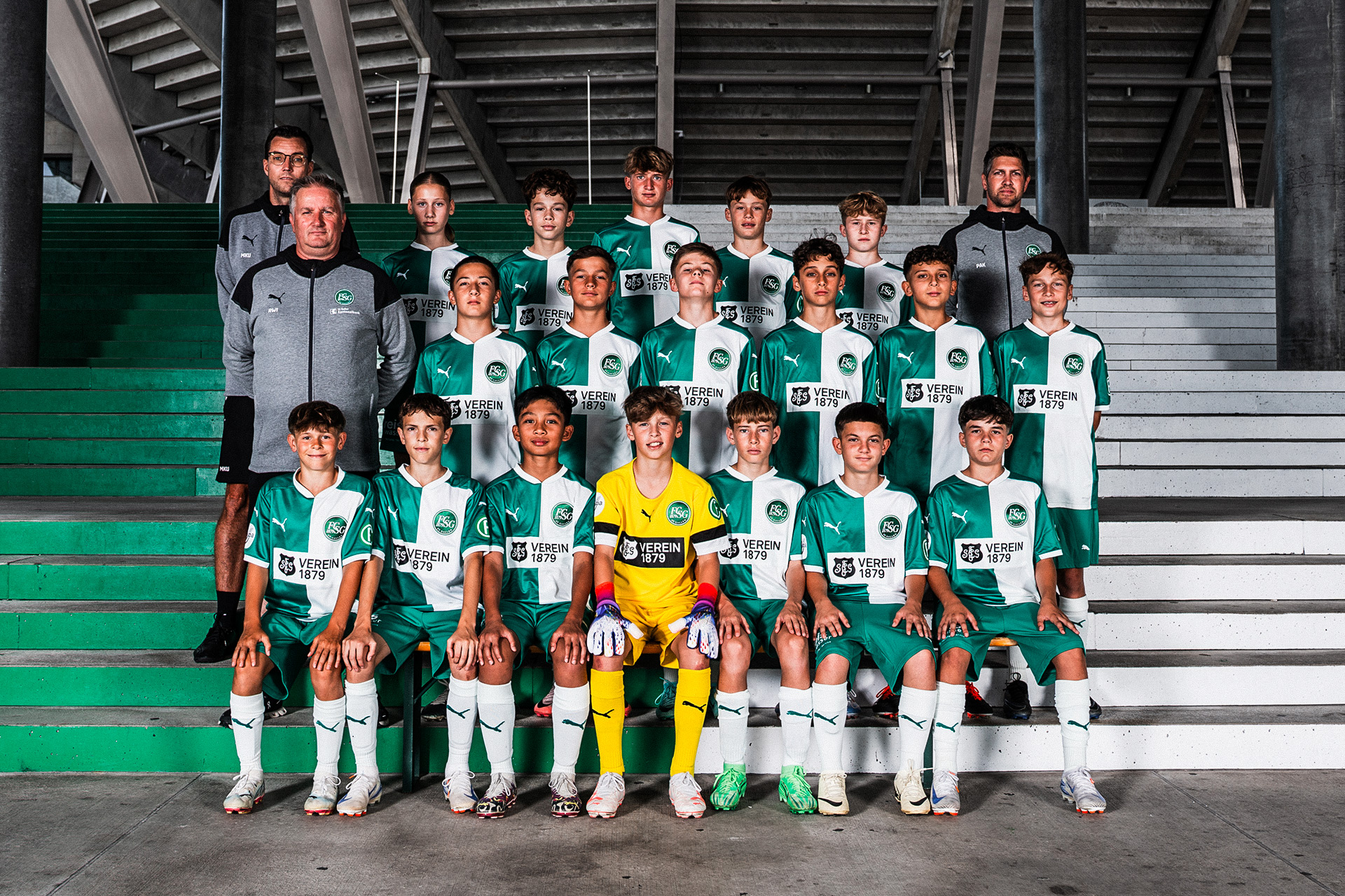 Mannschaftsfoto des FC St. Gallen