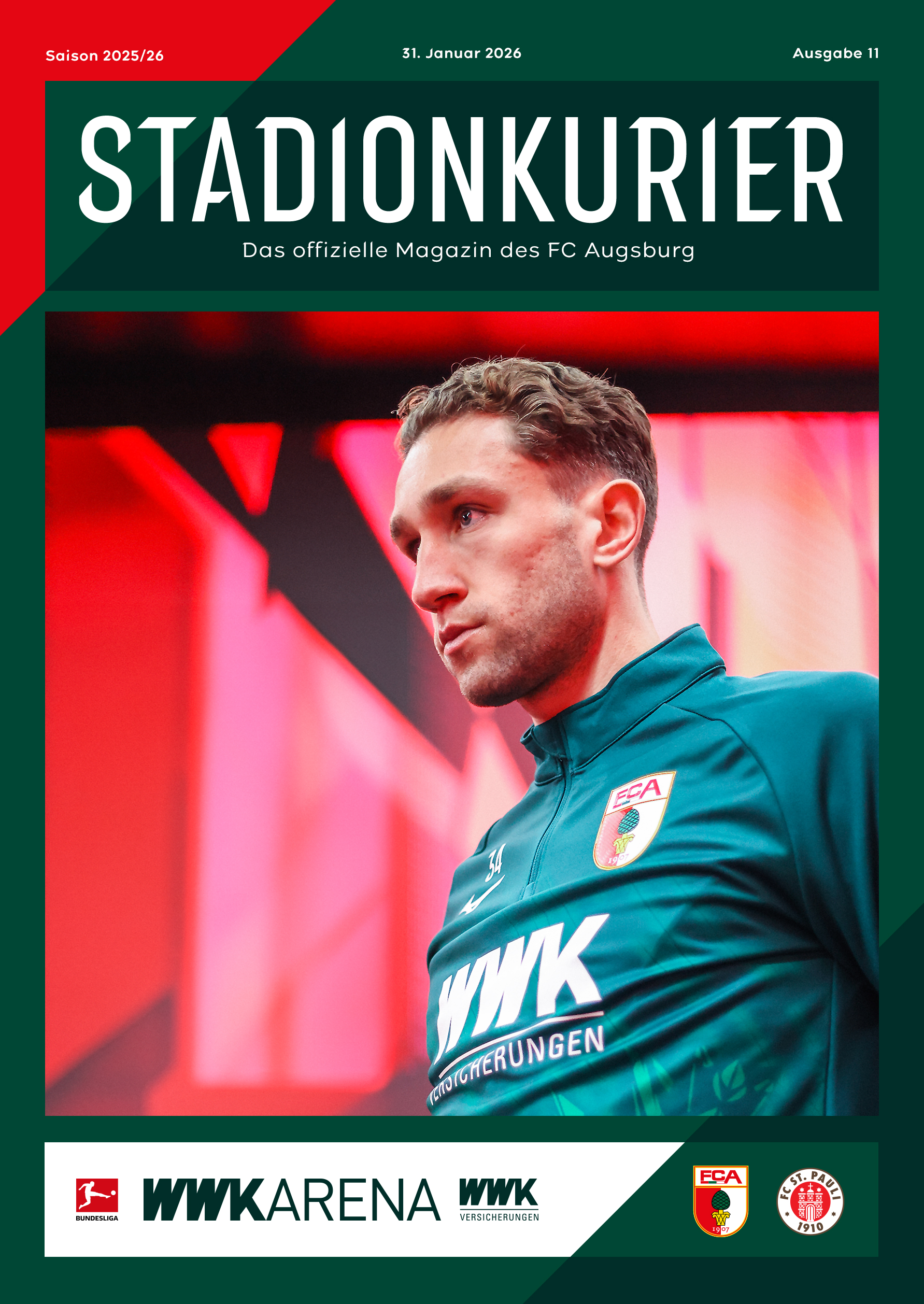 Stadionkurier FC Augsburg FC St. Pauli