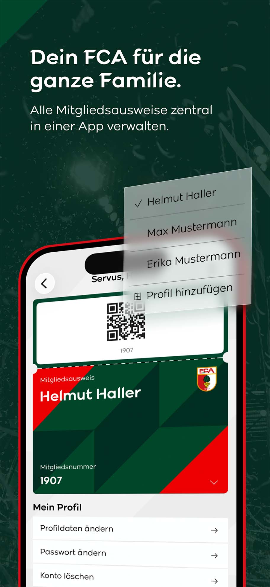Multi-Login in der FCA-App