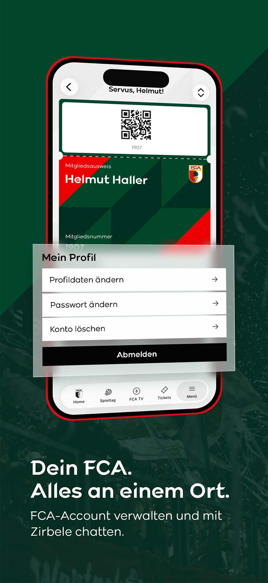 Digitaler Mitgliedsausweis in der FCA-App