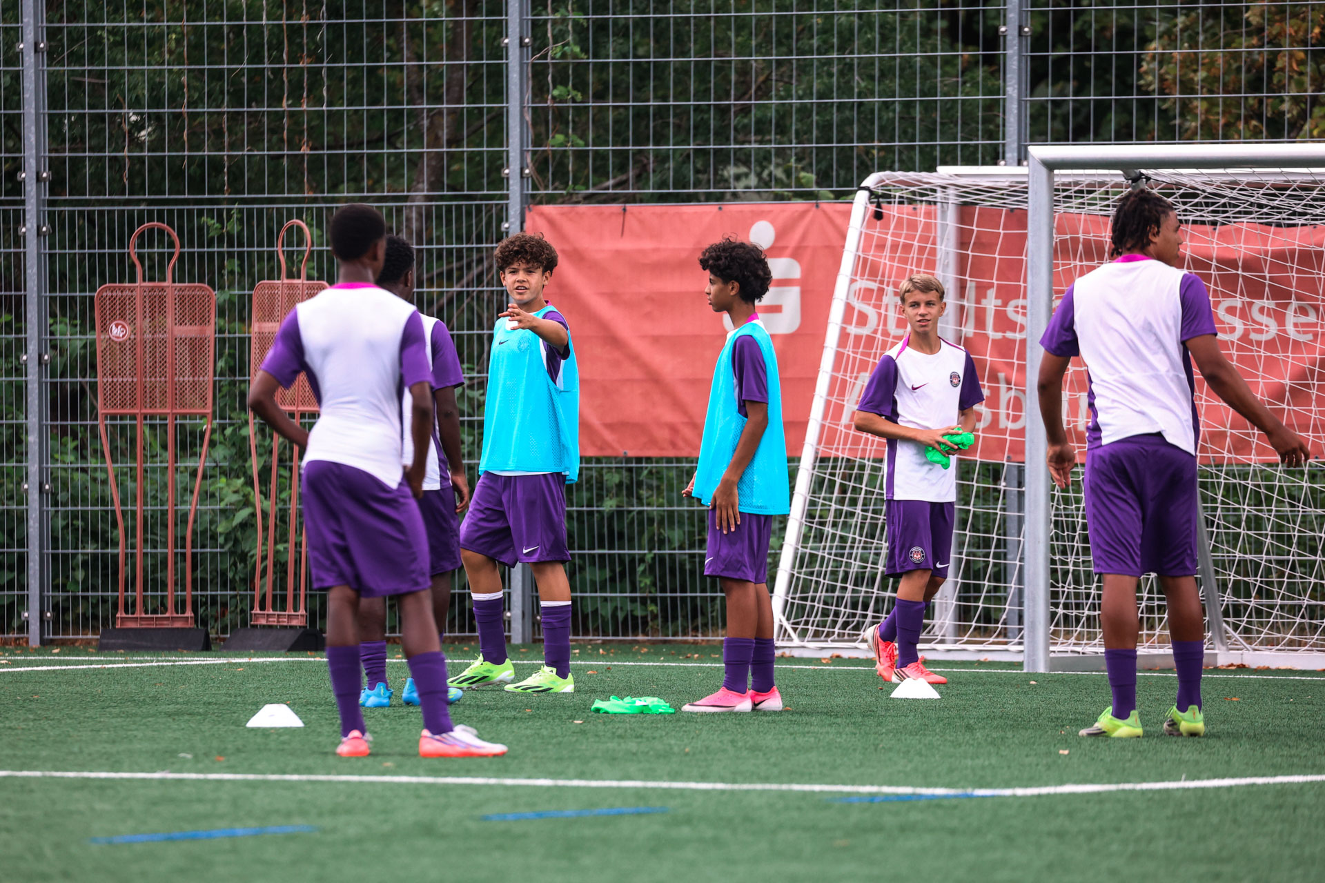 U15 des FC Toulouse beim Training