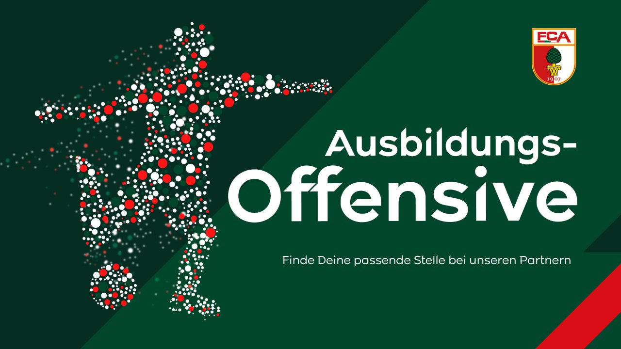 Grafik zur Ausbildungsoffensive des FC Augsburg